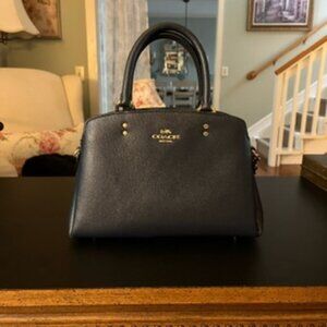 Coach Mini Lillie Carryall Handbag Navy